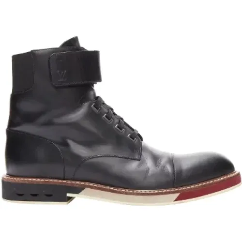Pre-owned Leather boots , female, Sizes: 8 UK - Louis Vuitton Vintage - Modalova