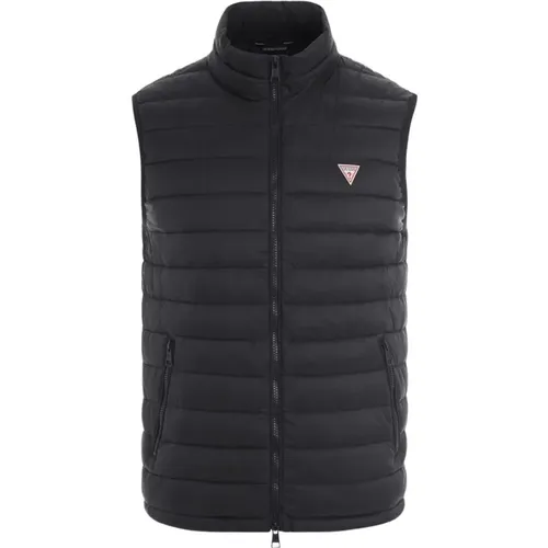 Stylish Sleeveless Jacket for Men , male, Sizes: S, L, XL, 2XL, XS - Guess - Modalova