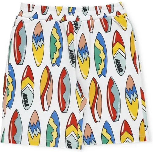 Junior Baumwollshorts mit Kontrastdruck - Stella Mccartney - Modalova