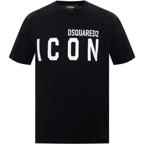 Be Icon Cool T-shirt , male, Sizes: S, 2XL, 3XL, M, XL, L - Dsquared2 - Modalova