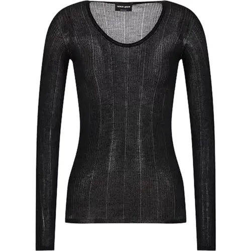 Uc99 Sweater , female, Sizes: XS, S, M - Giorgio Armani - Modalova