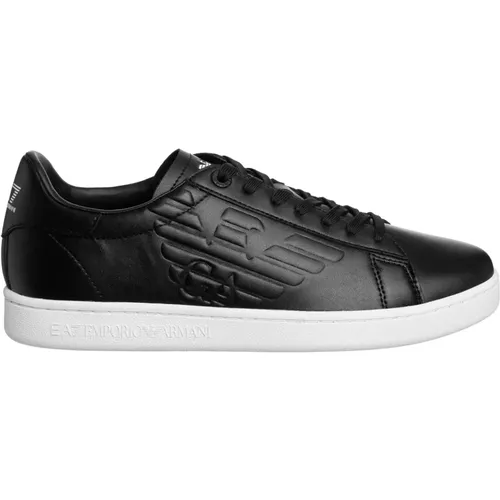 Einfache Schnürschuhe , Herren, Größe: 42 1/2 EU - Emporio Armani EA7 - Modalova