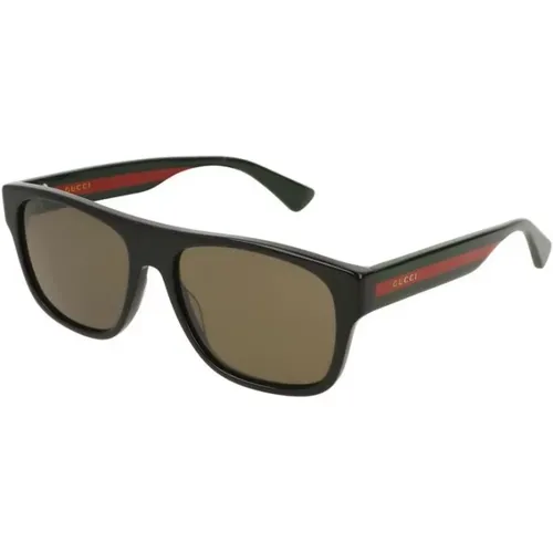 Schwarz Graue Sonnenbrille Gg0341S 002 - Gucci - Modalova