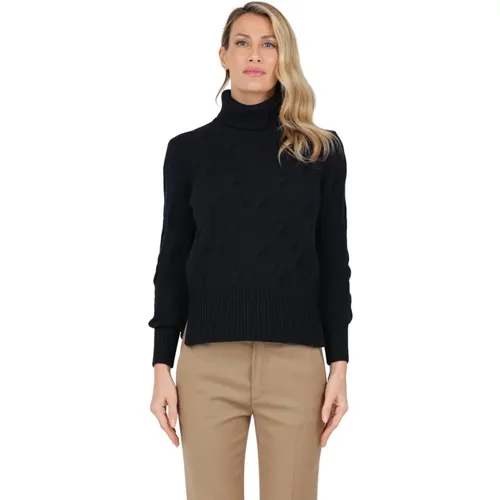 Turtleneck Sweater , Damen, Größe: M - Gran Sasso - Modalova