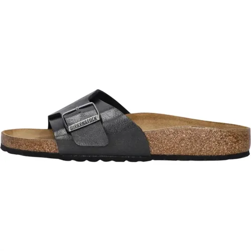 Schwarze Ledersandalen Catalina BS , Damen, Größe: 41 EU - Birkenstock - Modalova