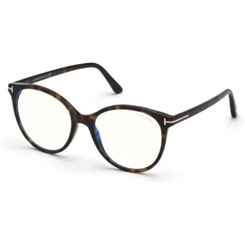 Classic Havana Frame Glasses , unisex, Sizes: 53 MM - Tom Ford - Modalova