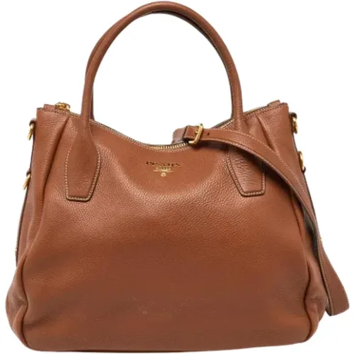 Pre-owned Leather totes , female, Sizes: ONE SIZE - Prada Vintage - Modalova