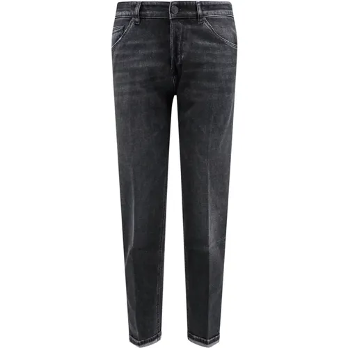 Stretch Graue Denim Hose , Herren, Größe: W36 - PT Torino - Modalova