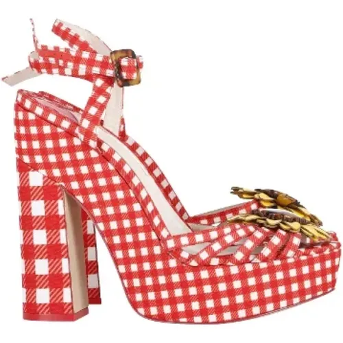 Pre-owned Cotton heels , female, Sizes: 8 UK - Sophia Webster Pre-owned - Modalova