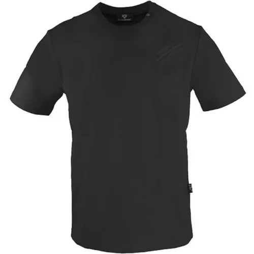 Scratch Logo Print T-Shirt , male, Sizes: L, 2XL, XL, M, S - Plein Sport - Modalova