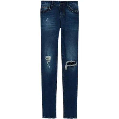 Stonewashed Skinny Jeans , female, Sizes: W25 - Liu Jo - Modalova