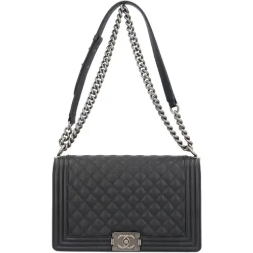 Pre-owned Leather chanel-bags , female, Sizes: ONE SIZE - Chanel Vintage - Modalova