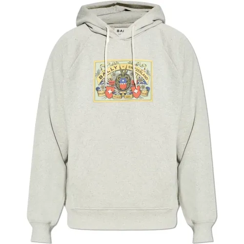 Sweatshirt mit Logo , Herren, Größe: M - Bally - Modalova