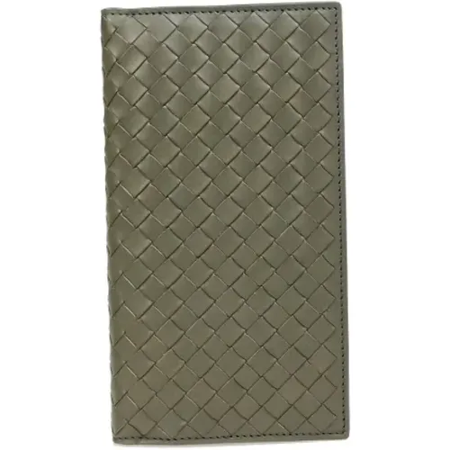 Pre-owned Leather wallets , female, Sizes: ONE SIZE - Bottega Veneta Vintage - Modalova