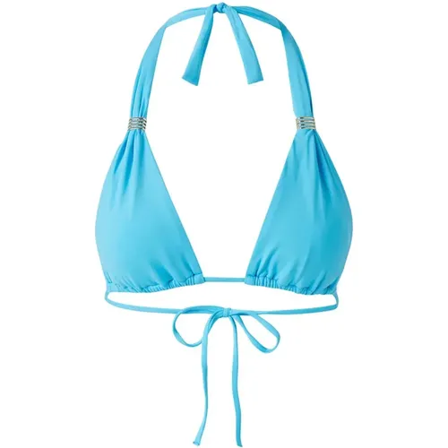 Aqua Halterneck Bikini Top , Damen, Größe: 2XL - Melissa Odabash - Modalova