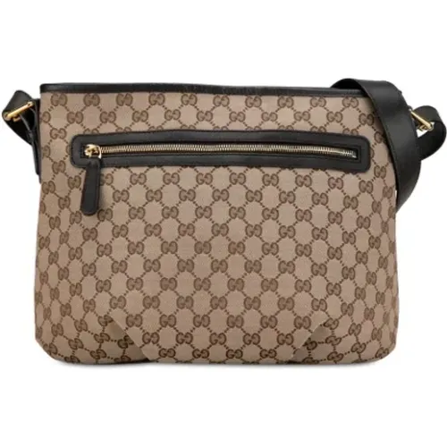 Pre-owned Canvas shoulder-bags , female, Sizes: ONE SIZE - Gucci Vintage - Modalova