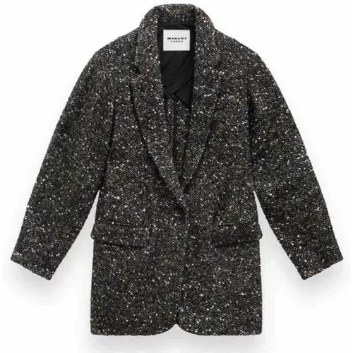 Wollmischung Boucle Jacke , Damen, Größe: M - Isabel Marant Étoile - Modalova