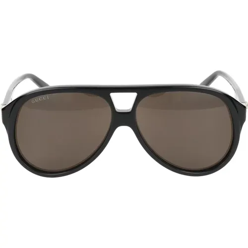 Stylische Sonnenbrille GG1286S,Schwarze Sonnenbrille mit Zubehör - Gucci - Modalova