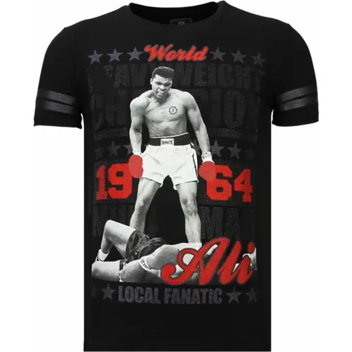 Greatest Of All Time Ali - Herren T-Shirt - 13-6215Z , Herren, Größe: XL - Local Fanatic - Modalova