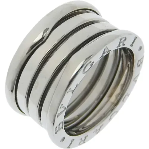 Pre-owned White Gold rings , female, Sizes: ONE SIZE - Bvlgari Vintage - Modalova