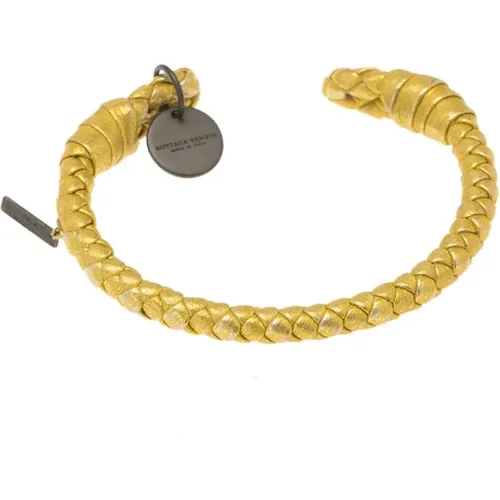 Pre-owned Leather bracelets , female, Sizes: ONE SIZE - Bottega Veneta Vintage - Modalova