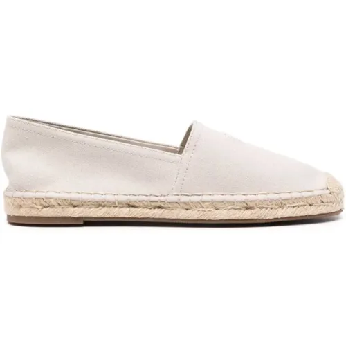 Flat Canvas Slip-On Shoes , male, Sizes: 7 UK - Emporio Armani - Modalova