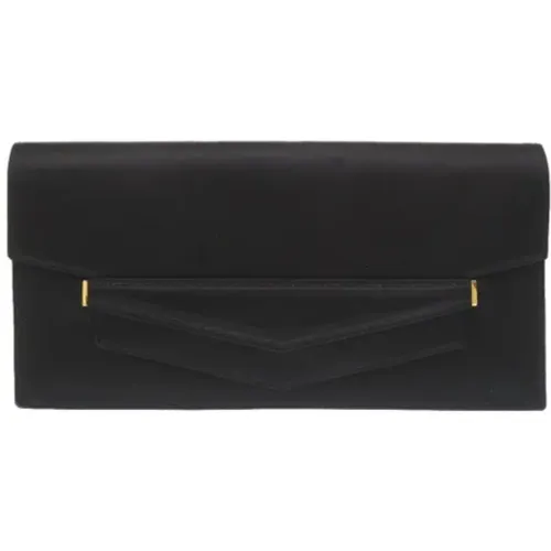 Pre-owned Satin clutches , female, Sizes: ONE SIZE - Hermès Vintage - Modalova