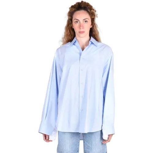 Cotton Shirts , female, Sizes: M - MM6 Maison Margiela - Modalova