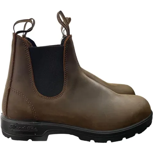 Classic Antique Leather Boots , male, Sizes: 8 1/2 UK - Blundstone - Modalova