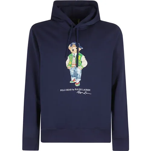 Bear Hoodie Sweatshirt , male, Sizes: XL, L, M - Ralph Lauren - Modalova