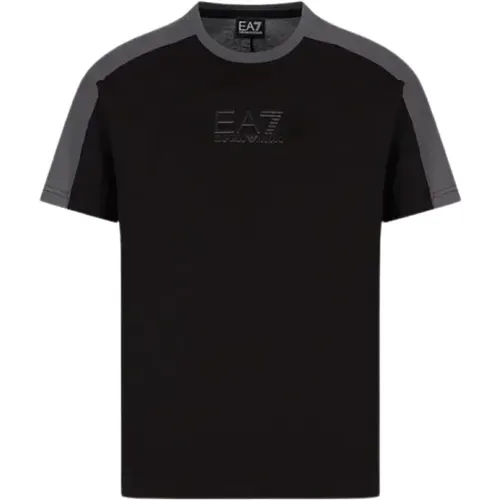 Crew Neck T-shirt , male, Sizes: L - Emporio Armani EA7 - Modalova