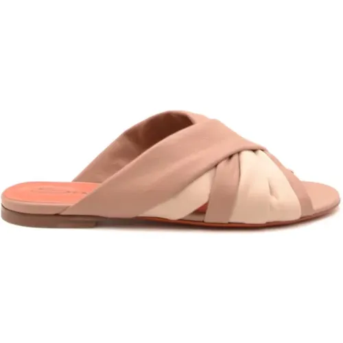 Stylish Flat Sandals for Women , female, Sizes: 3 UK - Santoni - Modalova