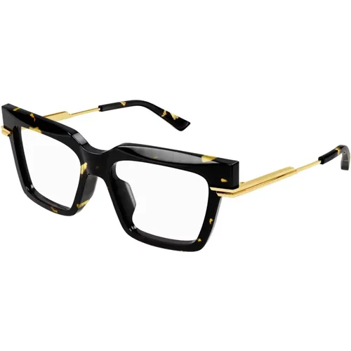 Braun/Havanna Optische Brille , Damen, Größe: 53 MM - Bottega Veneta - Modalova