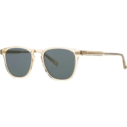 Champagne Blue Sunglasses Brooks Sun , unisex, Sizes: 47 MM - Garrett Leight - Modalova