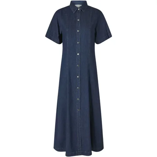 Denim Dress Balli Dark , female, Sizes: L, S - NEO NOIR - Modalova