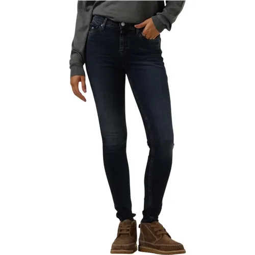 Nora Skinny Jeans Dunkelblau , Damen, Größe: W31 L32 - Tommy Jeans - Modalova