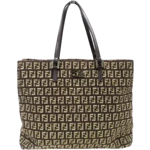 Pre-owned Canvas totes , female, Sizes: ONE SIZE - Fendi Vintage - Modalova