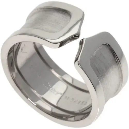 Pre-owned White Gold rings , female, Sizes: ONE SIZE - Cartier Vintage - Modalova