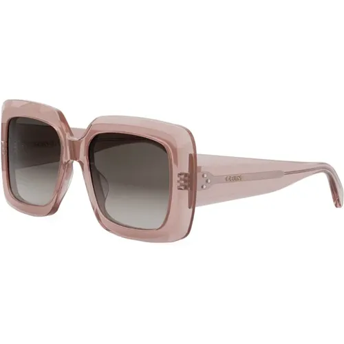 Sunglasses with Gradient Brown Lenses , female, Sizes: 54 MM - Celine - Modalova
