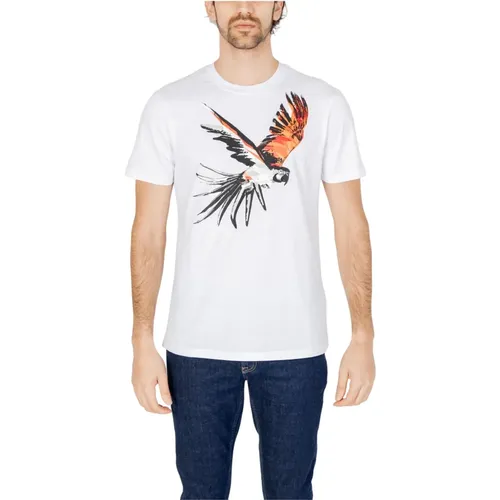 Herren T-Shirt Frühling/Sommer Kollektion Baumwolle , Herren, Größe: L - Antony Morato - Modalova