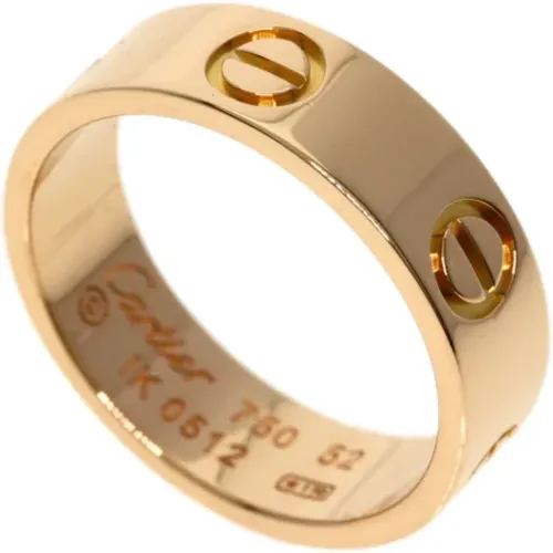 Pre-owned Rose Gold rings , female, Sizes: ONE SIZE - Cartier Vintage - Modalova