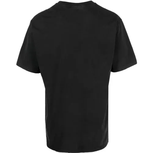 Text-Print Cotton T-Shirt , male, Sizes: M - Bluemarble - Modalova