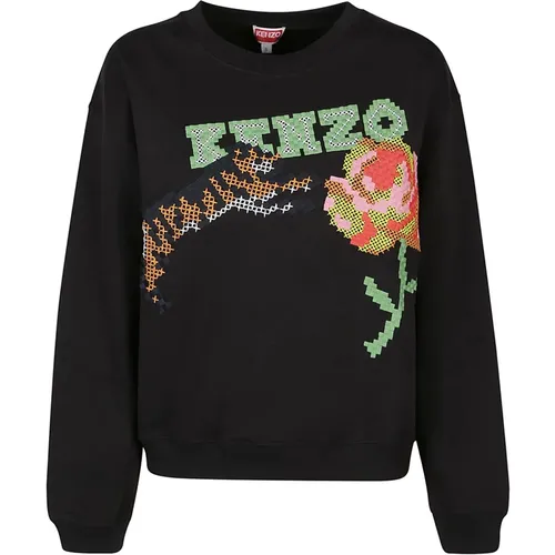 Pixel Regular Sweatshirt für Frauen - Kenzo - Modalova