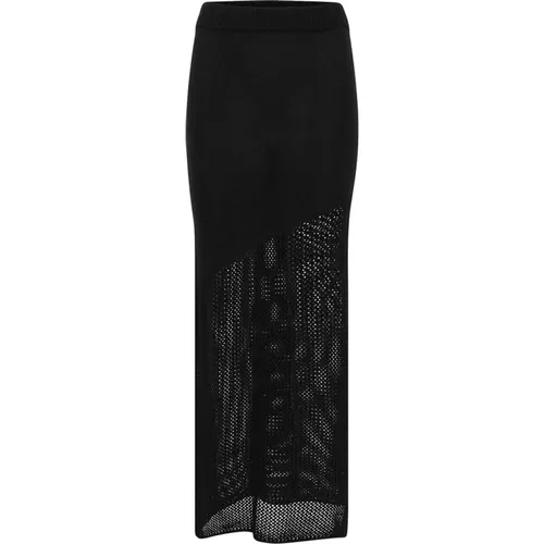 Carrygz Skirt with High Slit , female, Sizes: XS, XL, S, M, L - Gestuz - Modalova