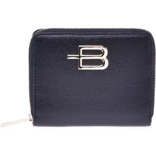 Wallet in saffiano with zip , female, Sizes: ONE SIZE - Baldinini - Modalova