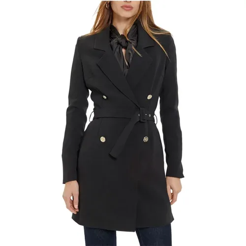 Schwarzer Gürtel Leonie Blazer Jacke - Guess - Modalova