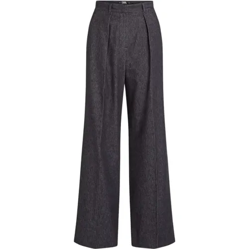 Klxav Tailored DNM Look Pants , unisex, Sizes: S - Karl Lagerfeld - Modalova