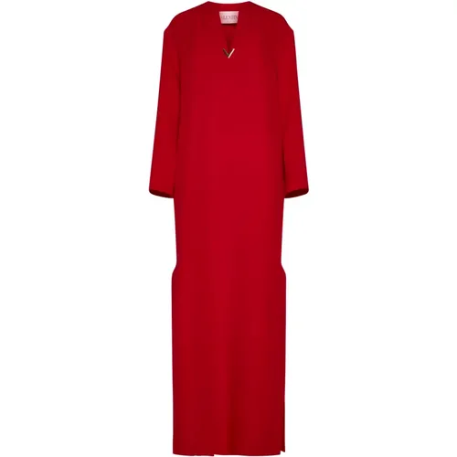 Rote Elegante Kleider Valentino - Valentino - Modalova