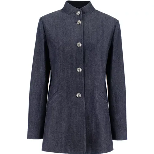 Blaue Indaco Lange Jacke - Damenbekleidung - Loro Piana - Modalova