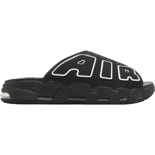 Limitierte Auflage Schwarz Weiß Slide , Herren, Größe: 47 1/2 EU - Nike - Modalova